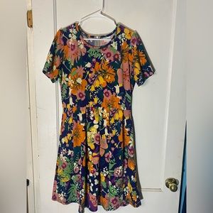 Lularoe Tropical Floral Dress